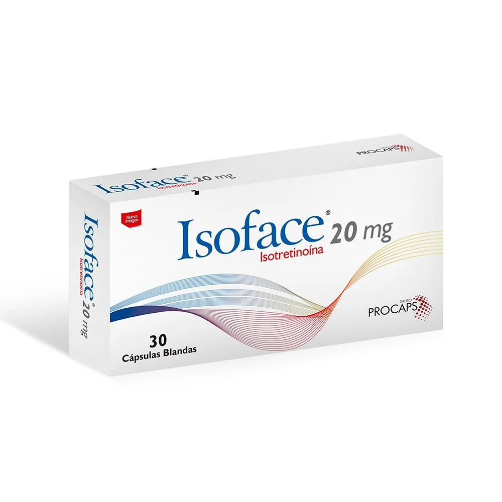 ISOFACE 20 MG CAJA POR 30 TABLETAS - Farmanutrir